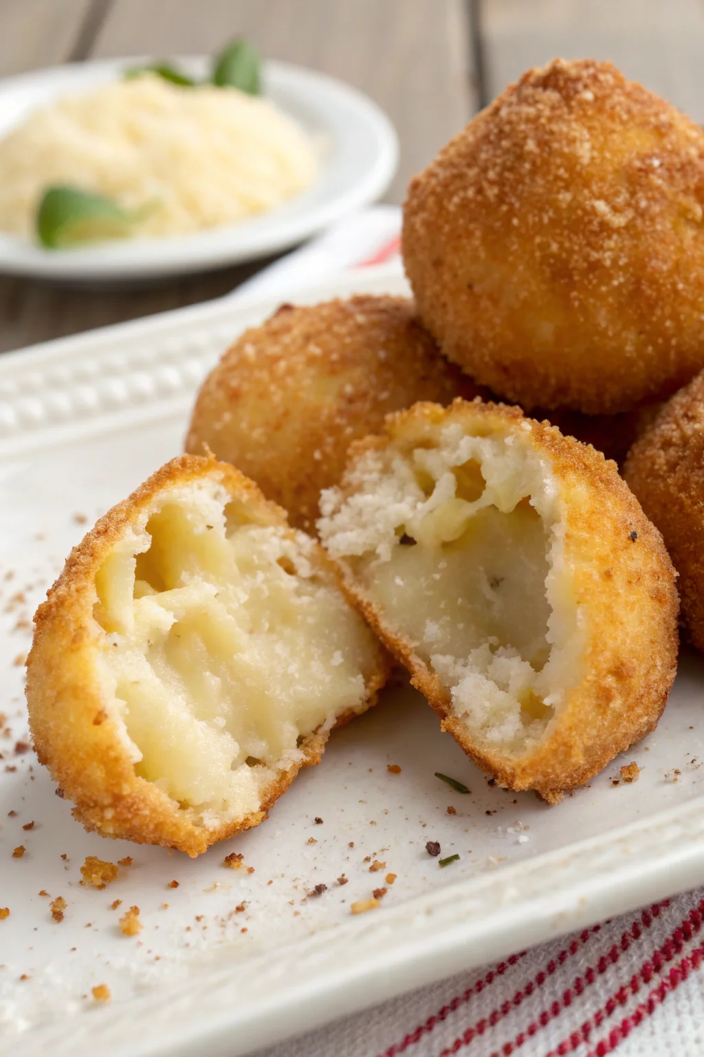 arancini dolci di riso siciliani 2 A delicious plate of arancini dolci di riso siciliani