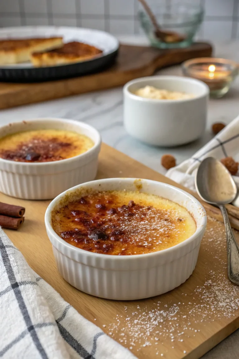 A delicious plate of crema catalana ricetta facile e veloce