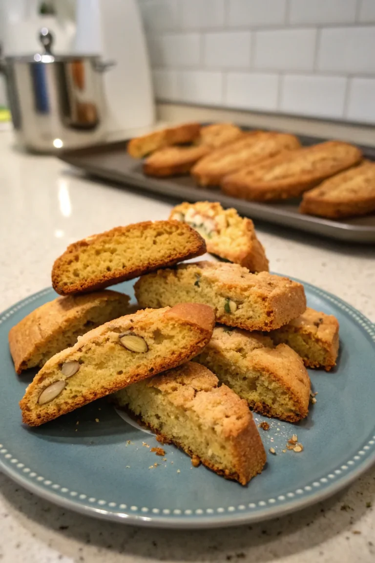 A delicious plate of ricetta originale cantucci toscani