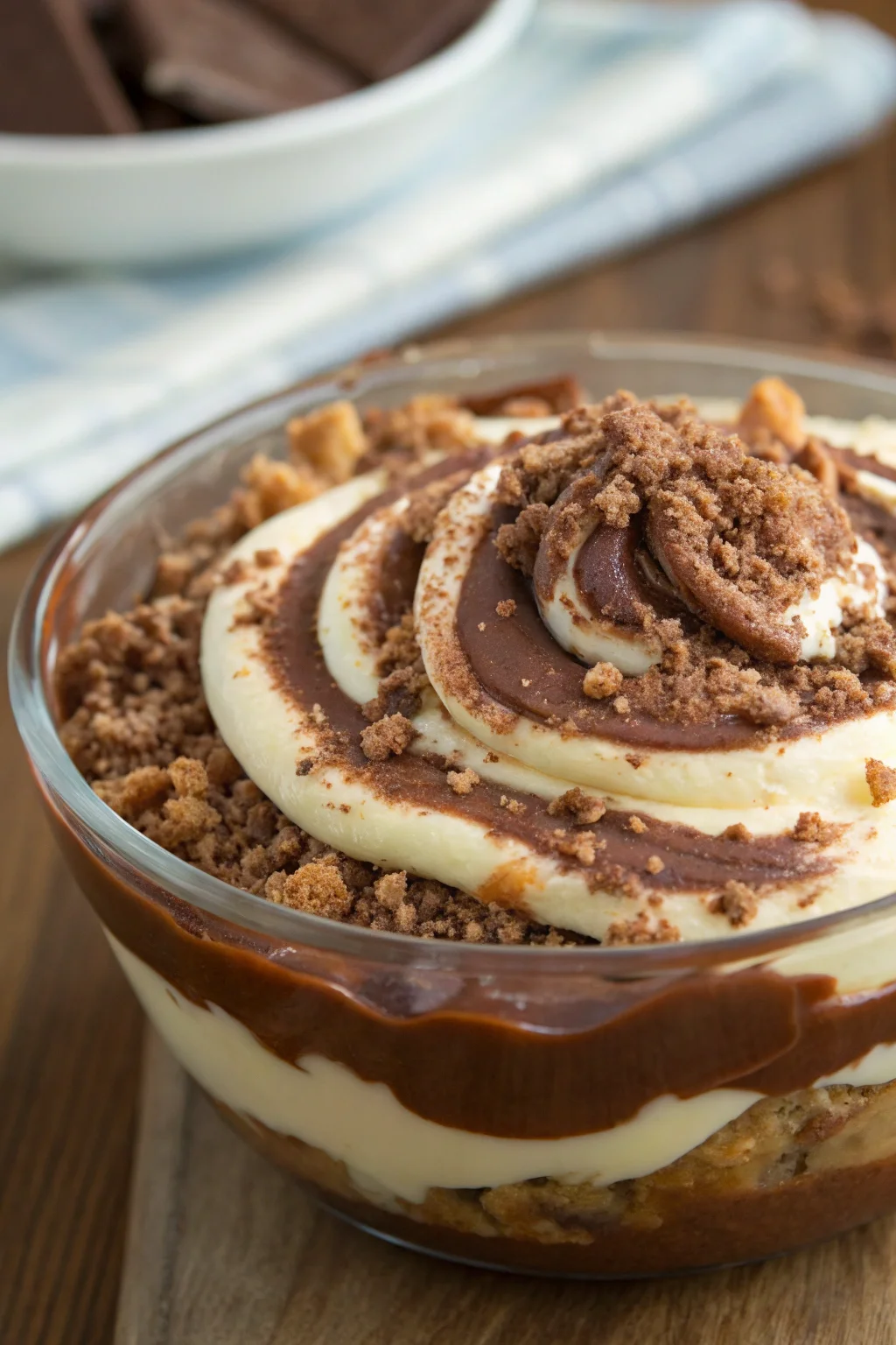 A delicious plate of sbriciolata alla nutella senza cottura