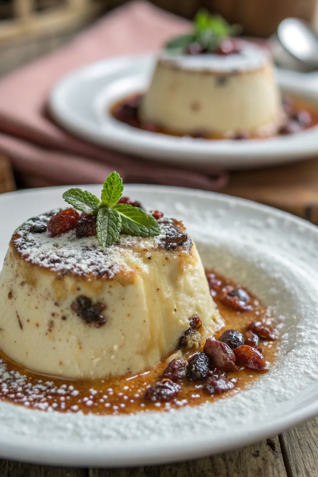 A delicious plate of ricetta originale del biancomangiare siciliano