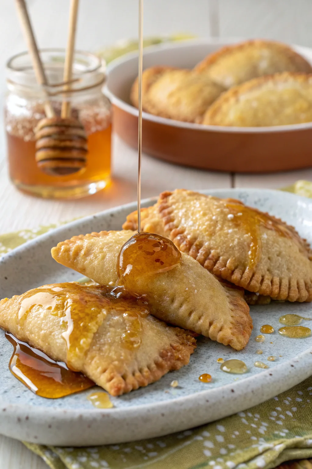 A delicious plate of seadas sarde ricetta originale con miele