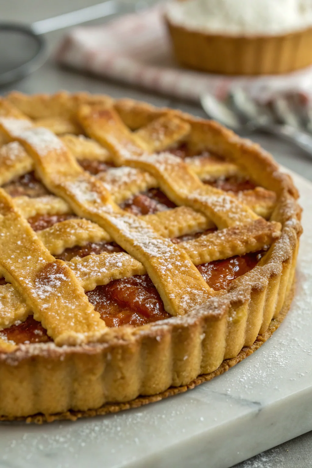 A delicious plate of pasta frolla per crostata friabile