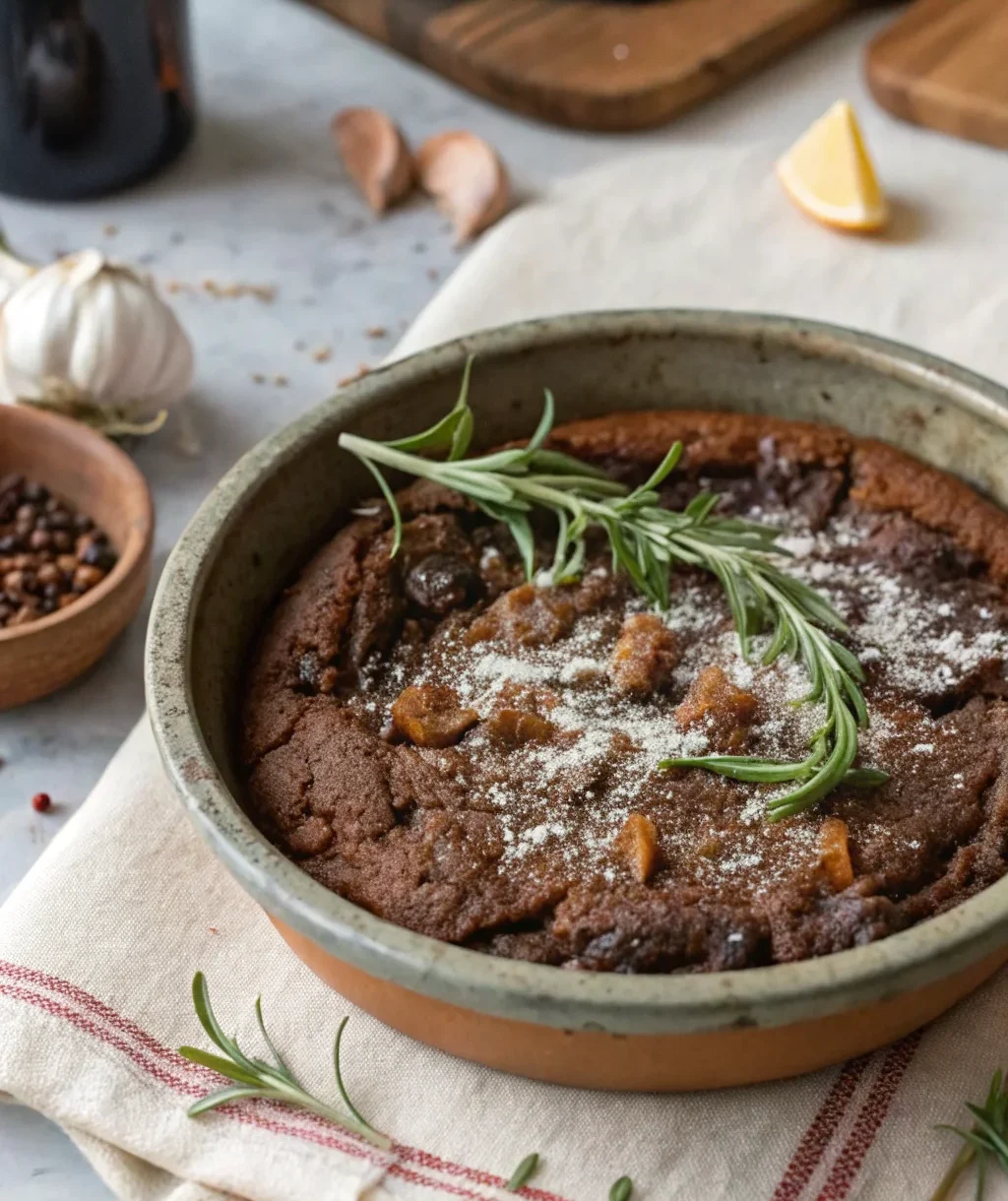 A delicious plate of castagnaccio toscano ricetta antica