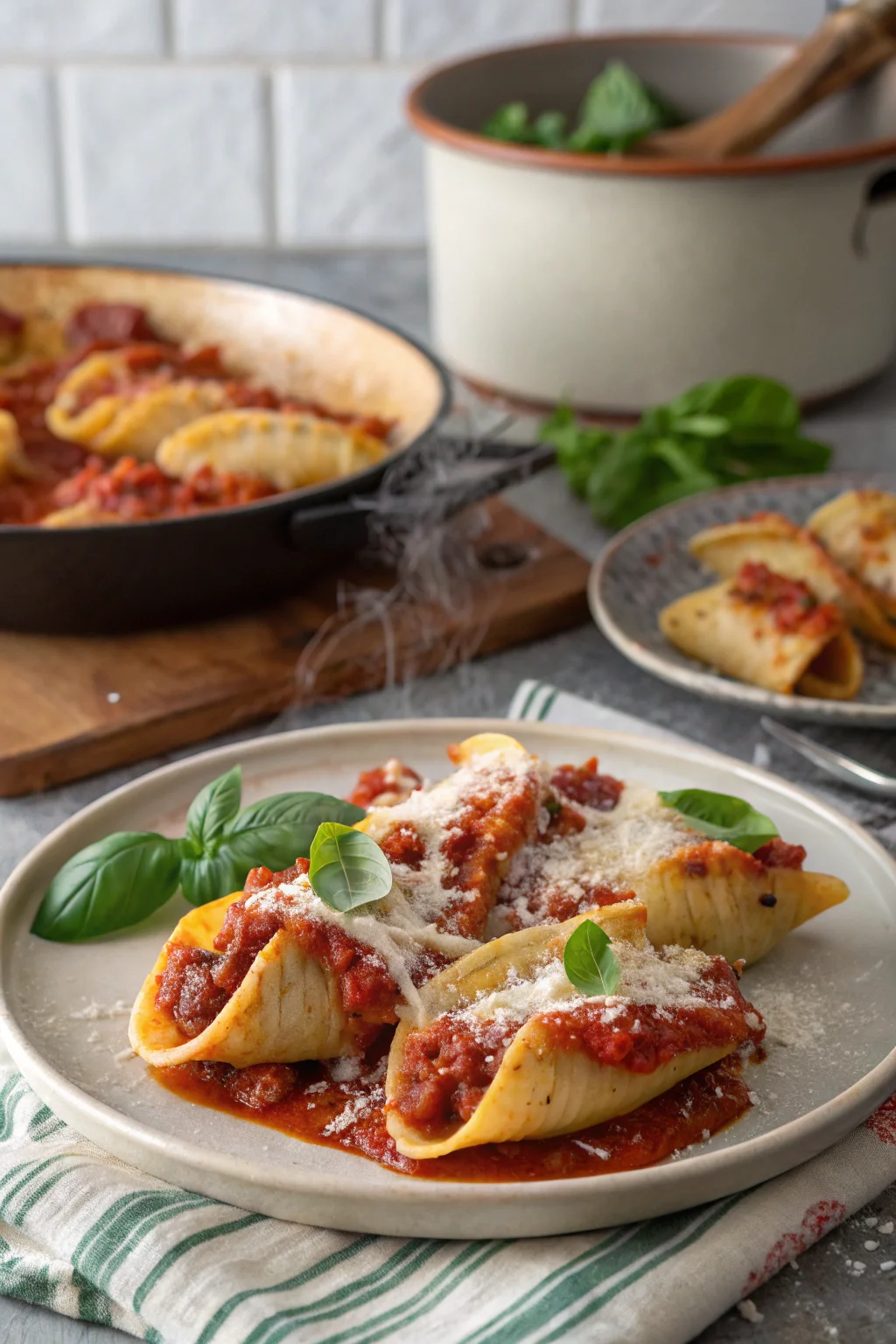 A delicious plate of bugie ripiene al forno o fritte
