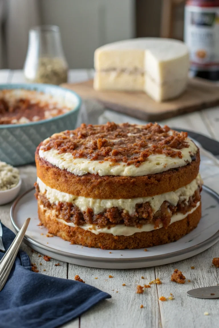 A delicious plate of torta di riso bolognese ricetta tradizionale