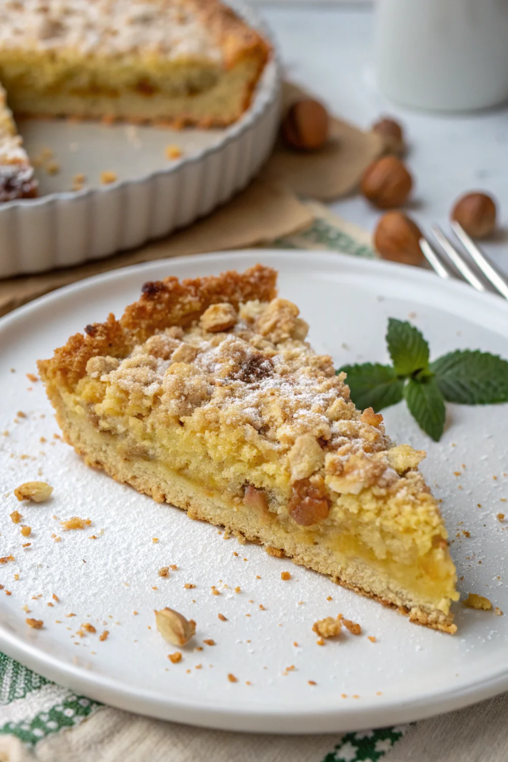A delicious plate of ricetta originale sbrisolona mantovana