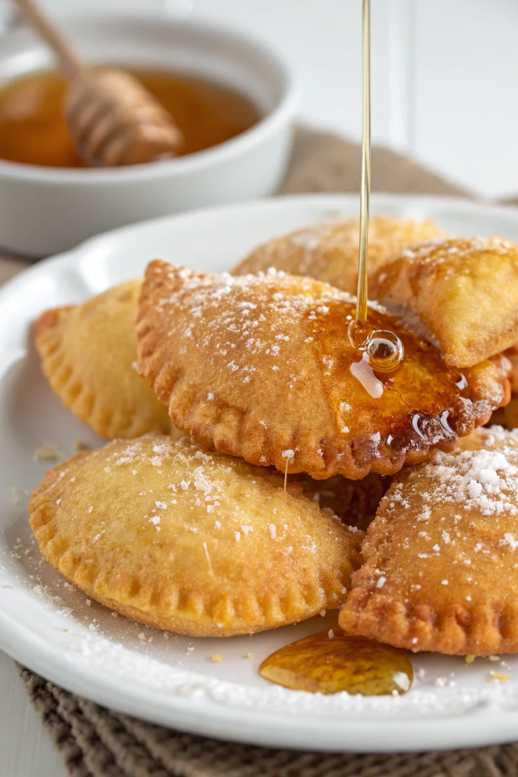 A delicious plate of seadas sarde ricetta originale con miele