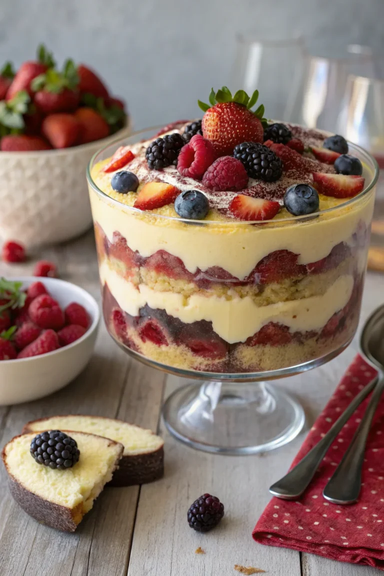 A delicious plate of zuppa inglese ricetta classica emiliana