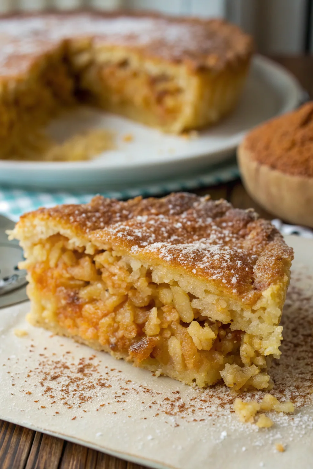 A delicious plate of pastiera di riso fritta