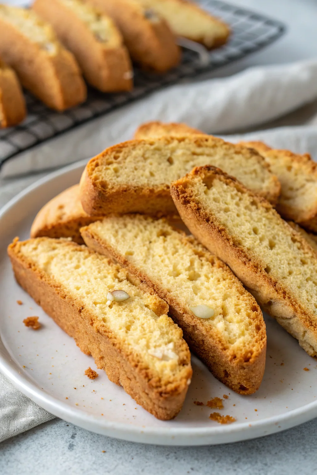 A delicious plate of biscotti da inzuppo facili e veloci