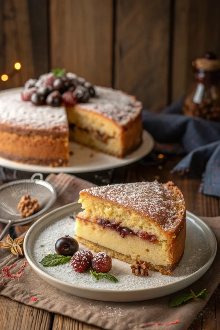 A delicious plate of torta pazientina padovana
