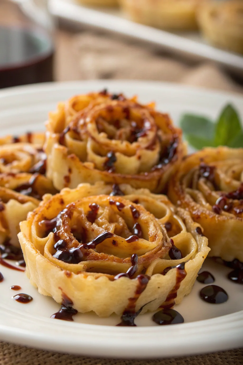 cartellate pugliesi al vincotto 2 A delicious plate of cartellate pugliesi al vincotto