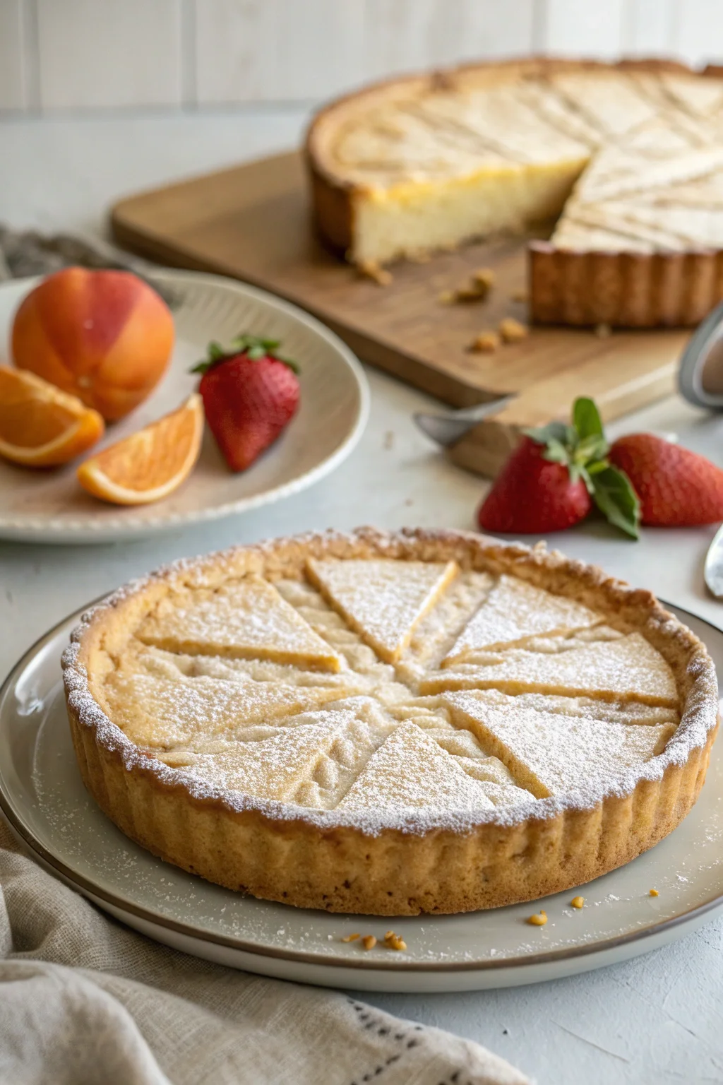 A delicious plate of pastiera di grano saraceno