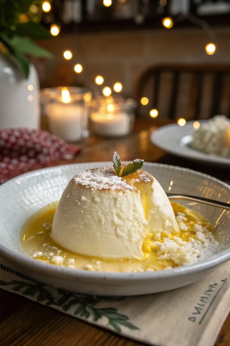 A delicious plate of fiadone abruzzese dolce di ricotta
