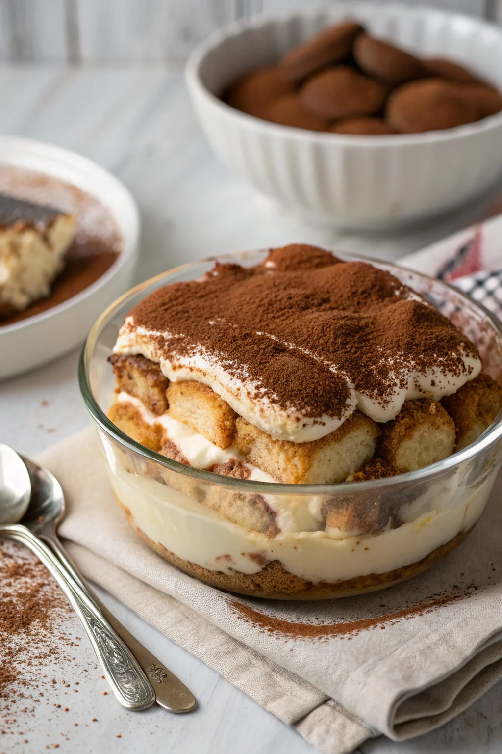 A delicious plate of tiramisù di mascarpone e pandoro