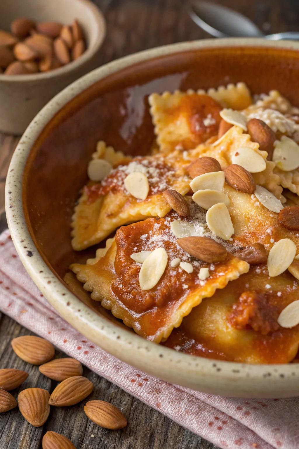 A delicious plate of pizzicotti abruzzesi alle mandorle