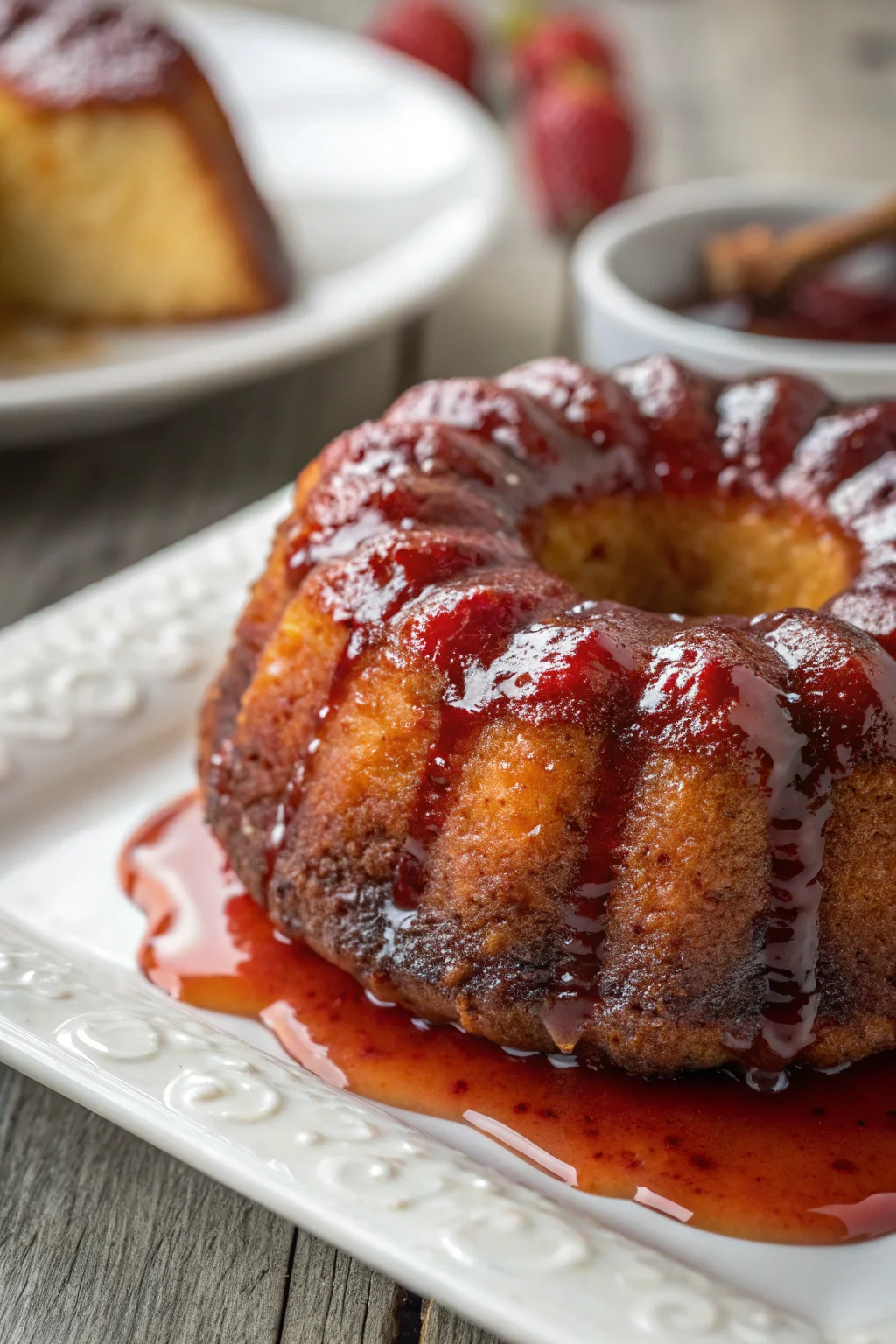 A delicious plate of babà al rum ricetta napoletana originale