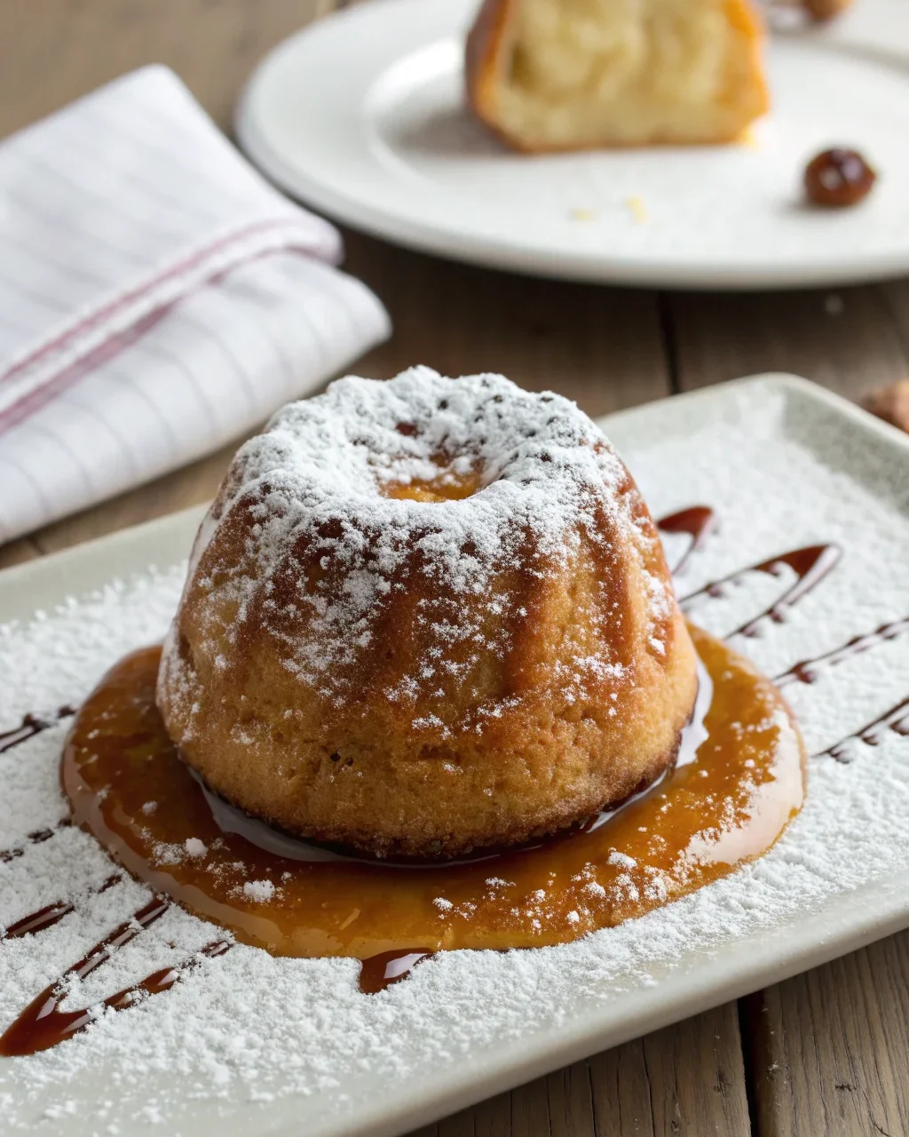 A delicious plate of babà al rum ricetta napoletana originale