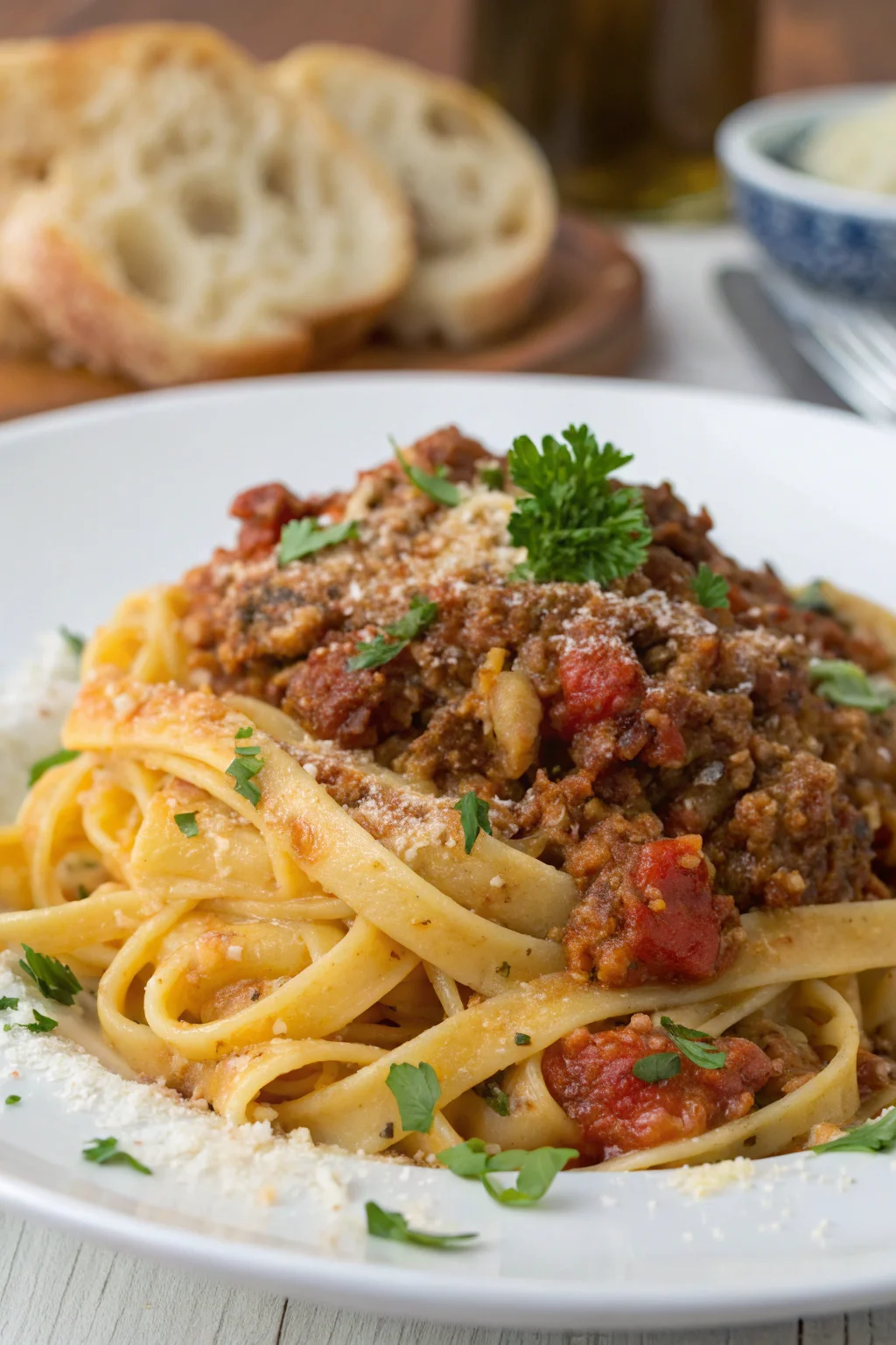 A delicious plate of pinza bolognese alla mostarda
