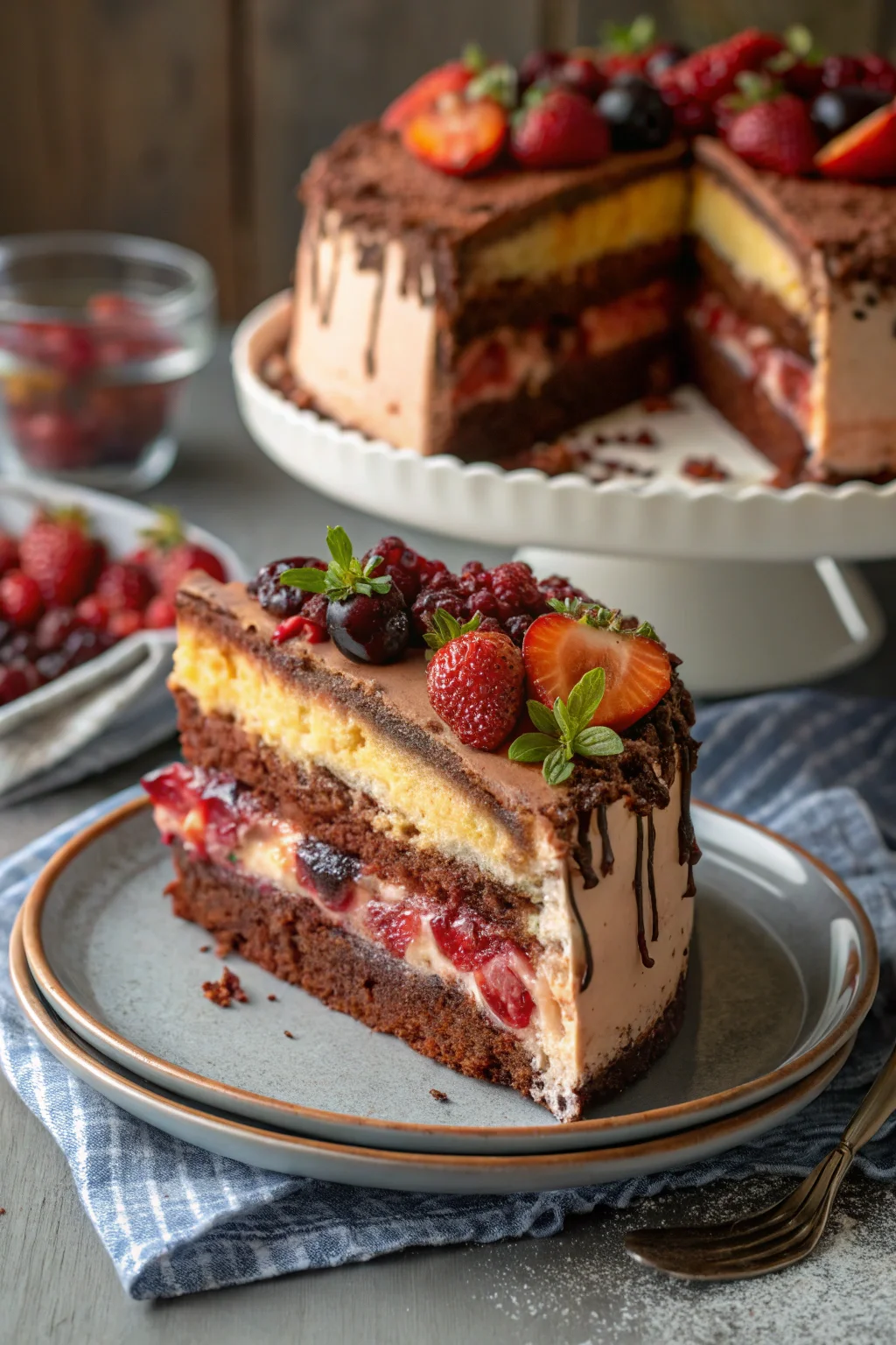 A delicious plate of torta Ostiglia
