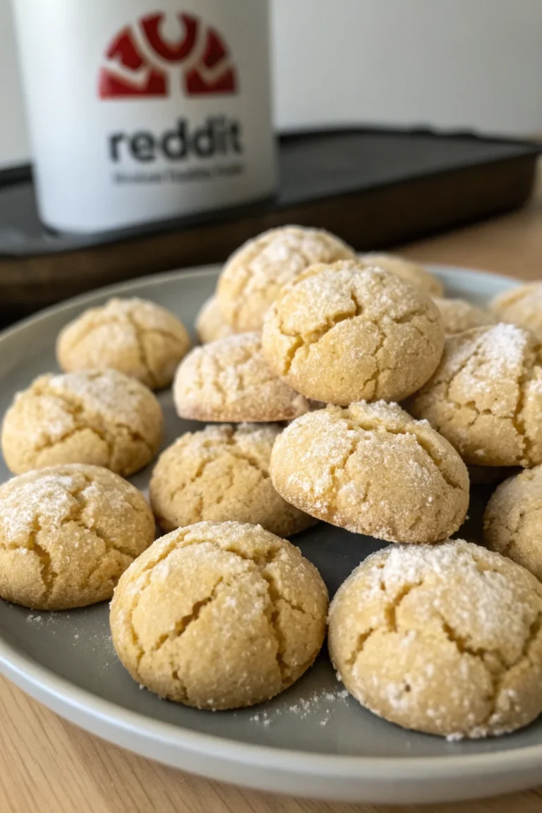 A delicious plate of amaretti di Gallarate