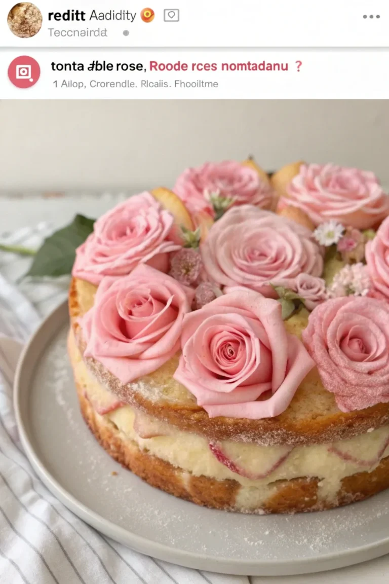 A delicious plate of torta alle rose mantovana