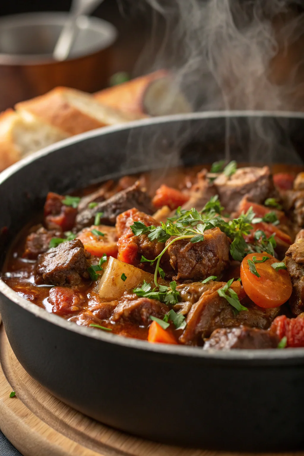 A delicious plate of Stufato Vichingo