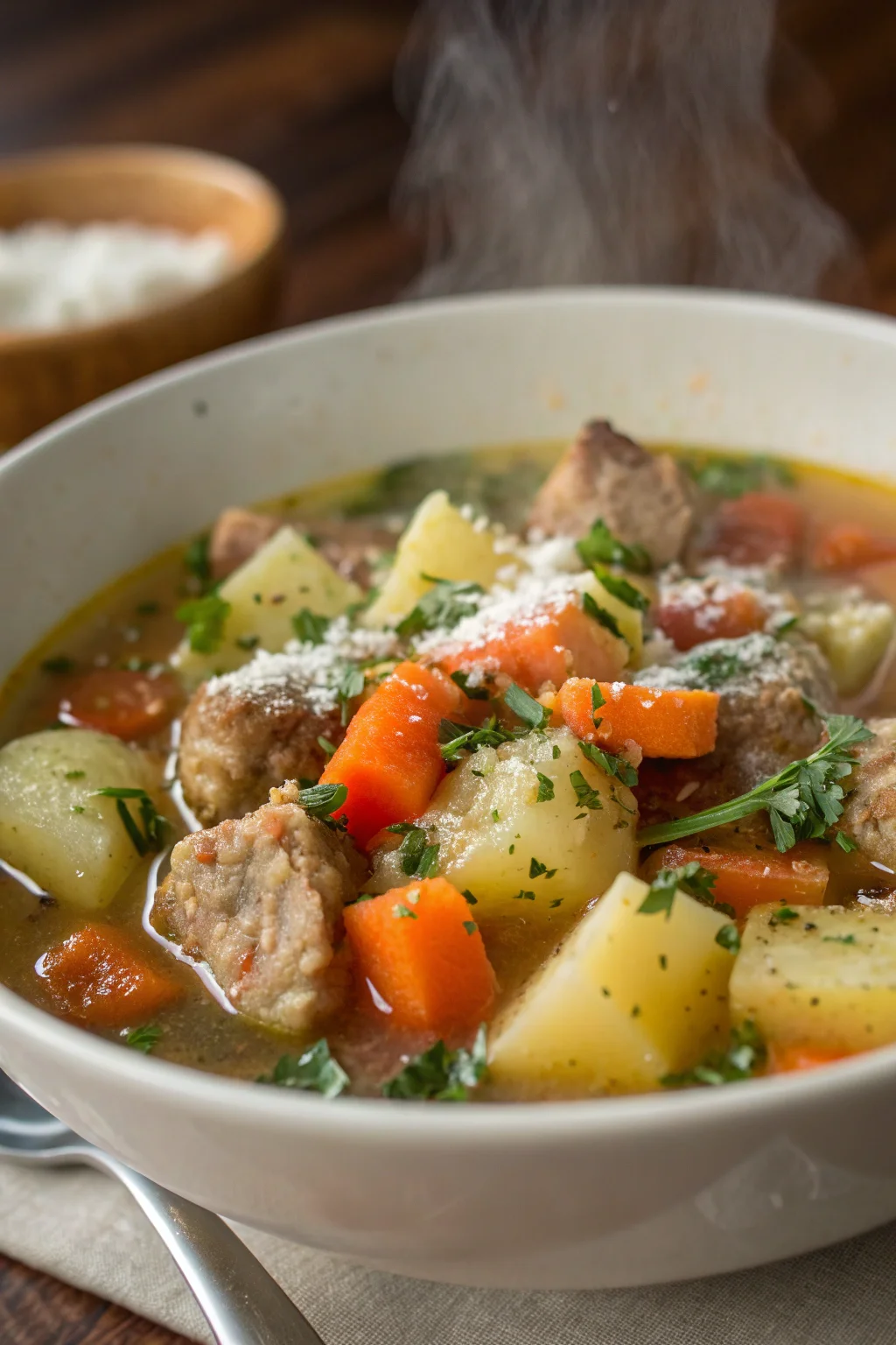 A delicious plate of Zuppa Italiana Penicillina
