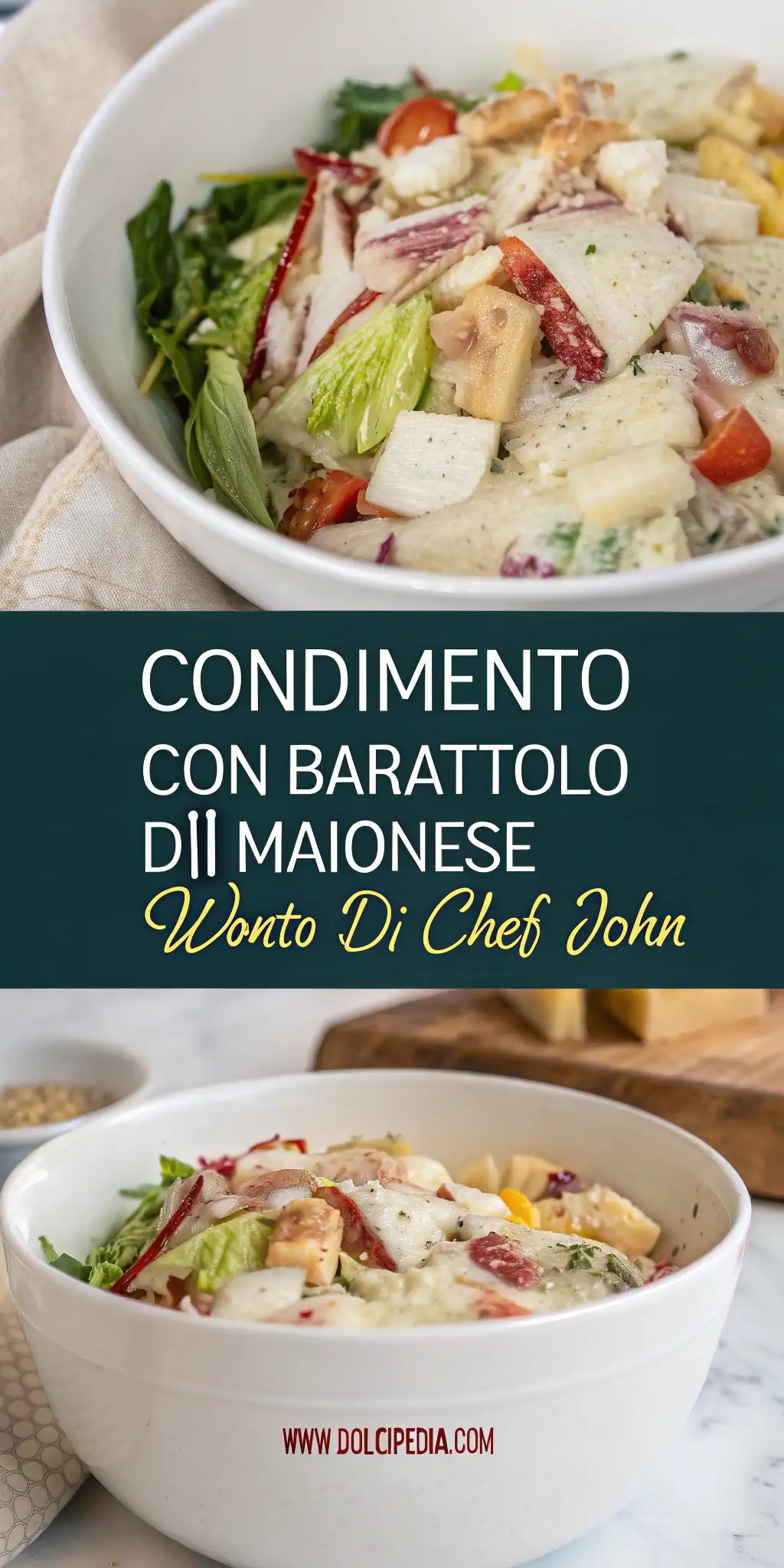 Pinterest image 2 for Condimento con Barattolo di Maionese Vuoto di Chef John