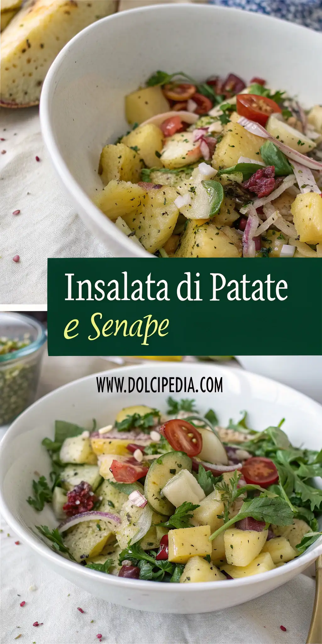Pinterest image 2 for Insalata di Patate e Senape