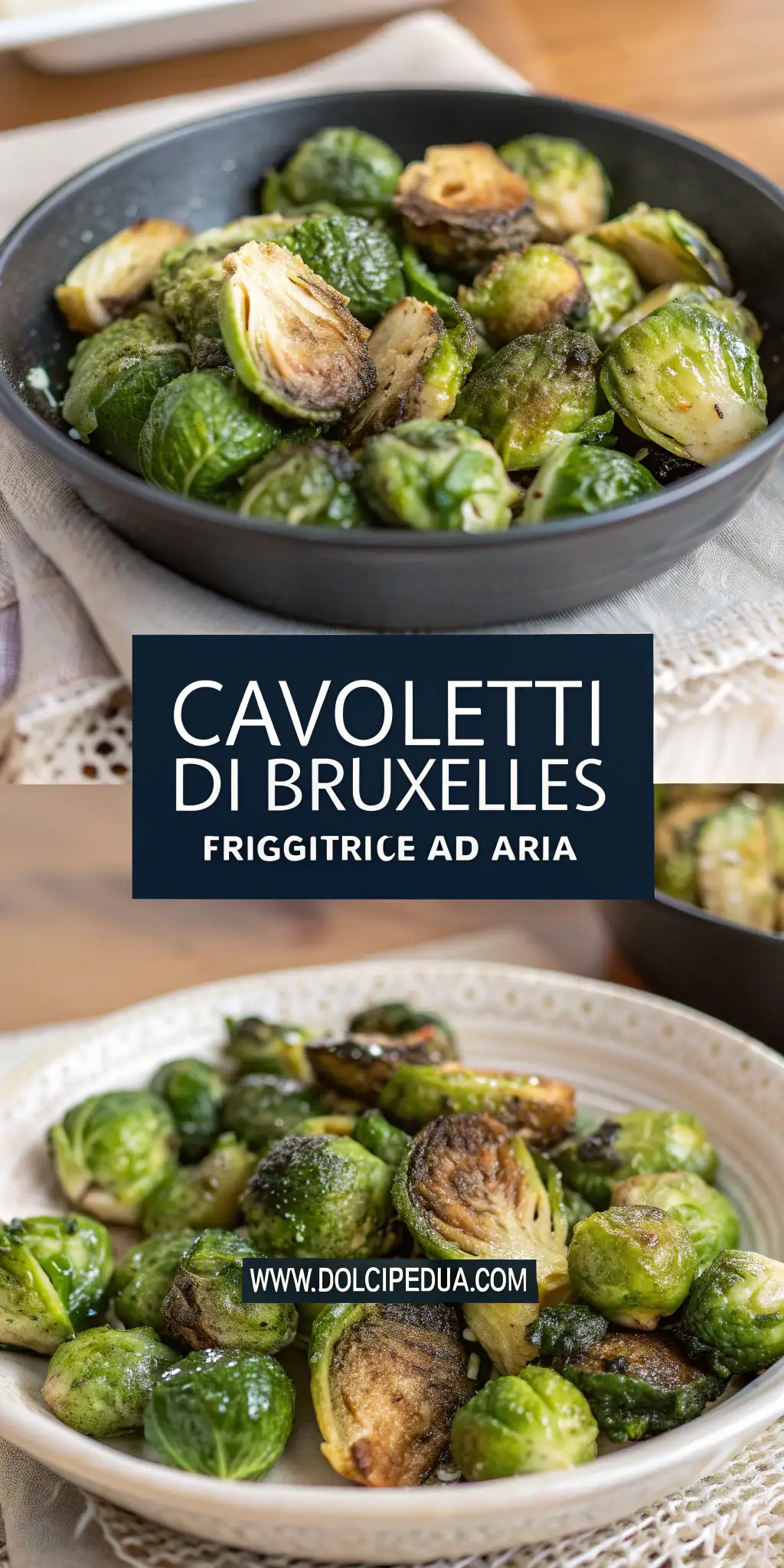 Pinterest image 1 for Cavoletti di Bruxelles in Friggitrice ad Aria