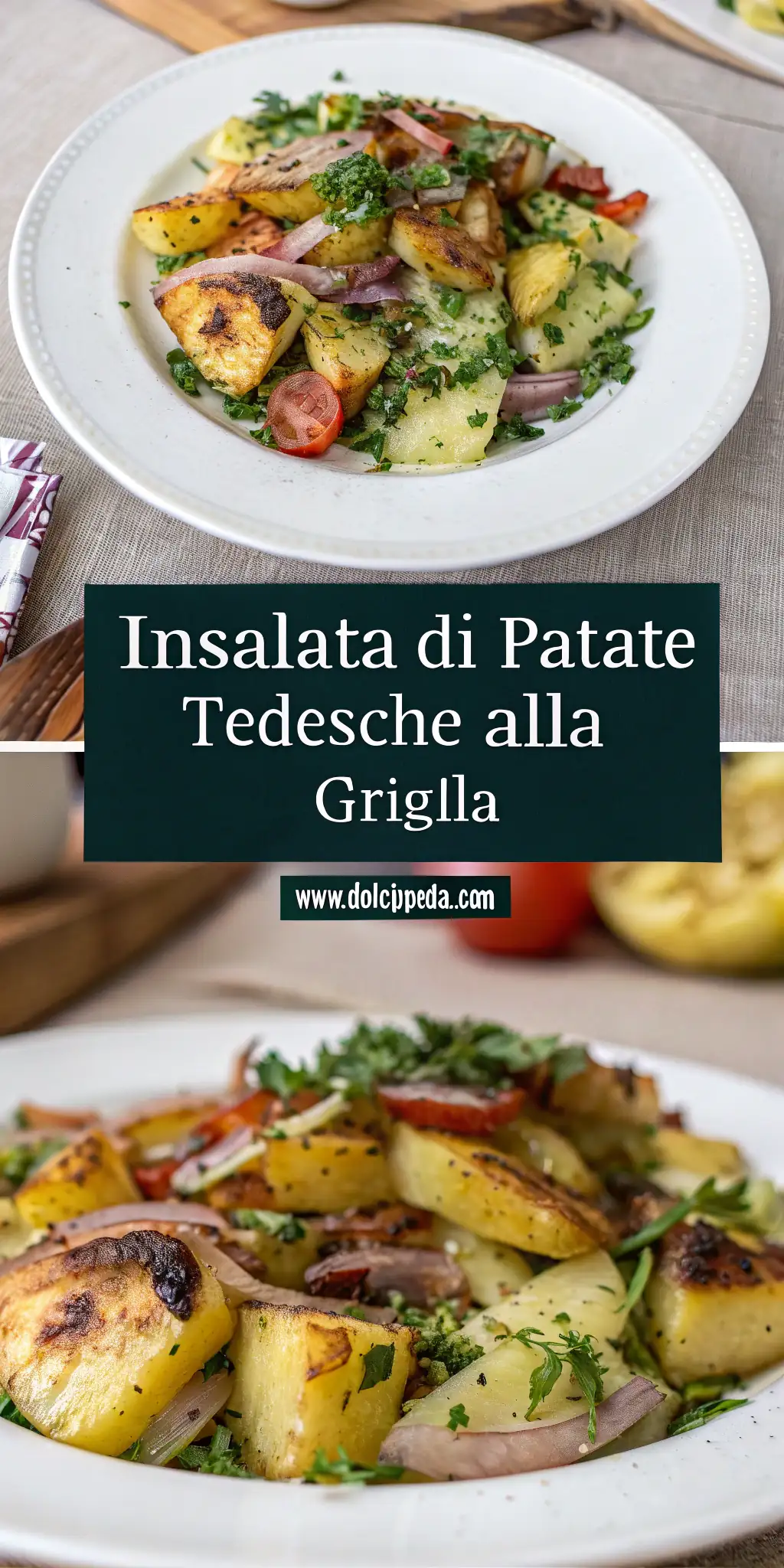 Pinterest image 1 for Insalata di Patate Tedesca alla Griglia