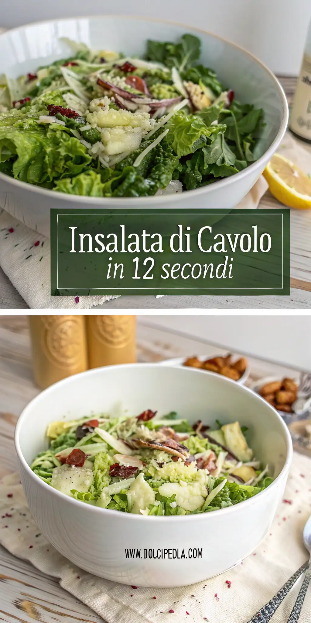 Pinterest image 2 for Insalata di Cavolo in 12 Secondi
