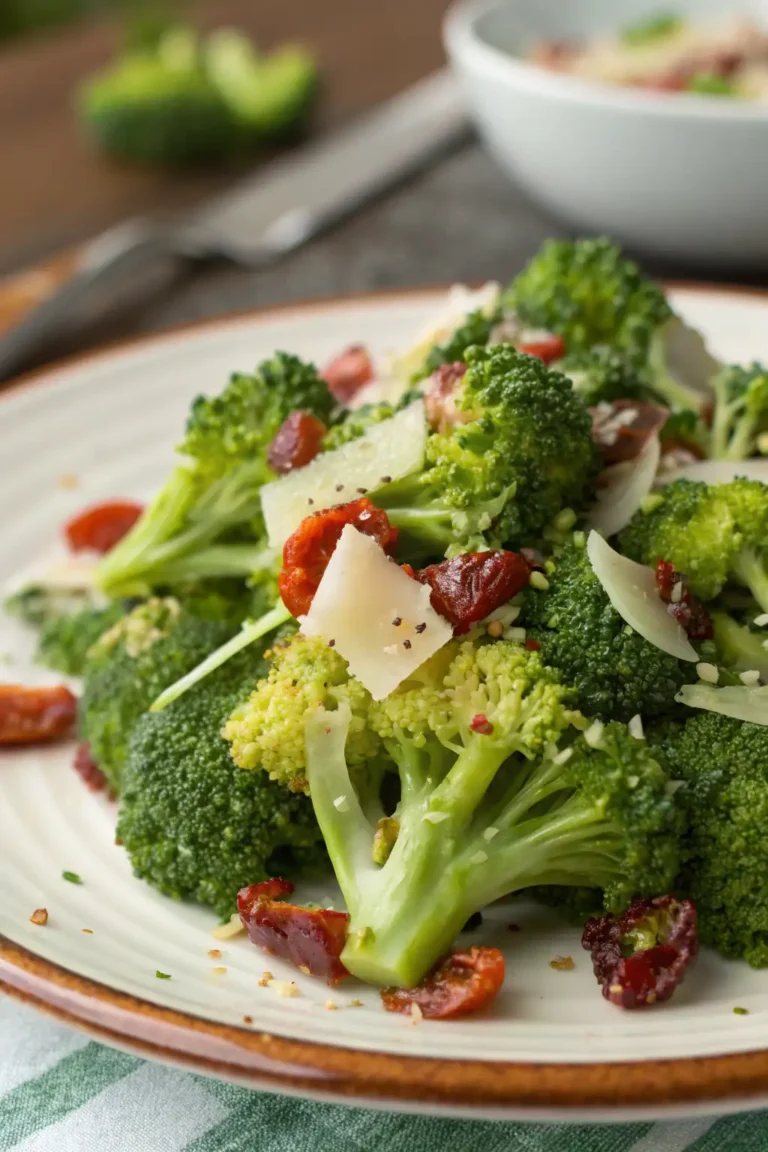 A delicious plate of Insalata di Broccoli Facile
