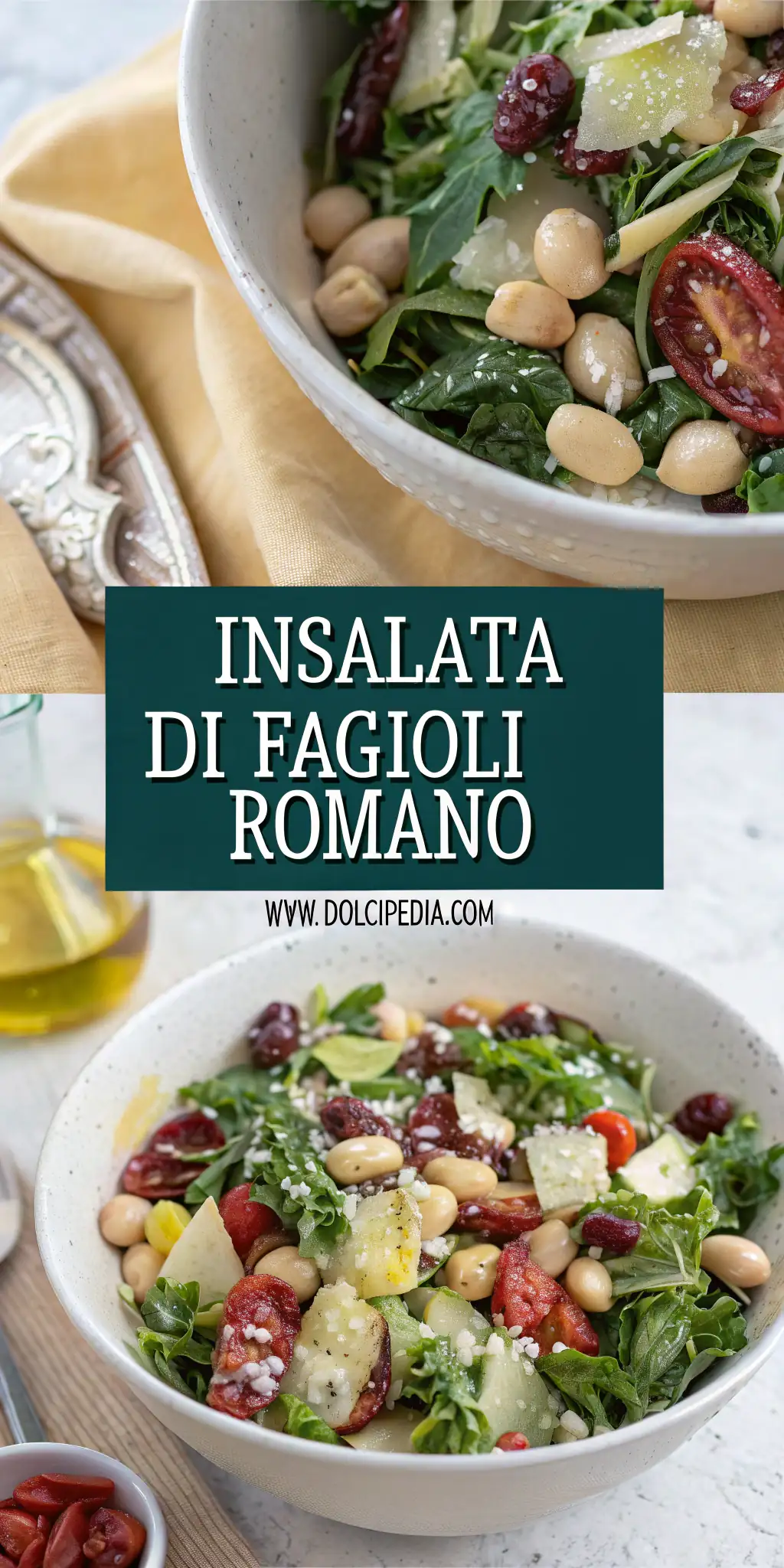 Pinterest image 2 for Insalata di Fagioli Romano