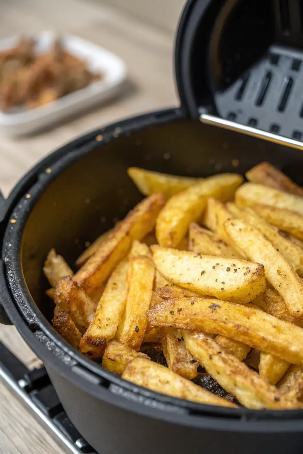 A delicious plate of Patate Fritte in Friggitrice ad Aria