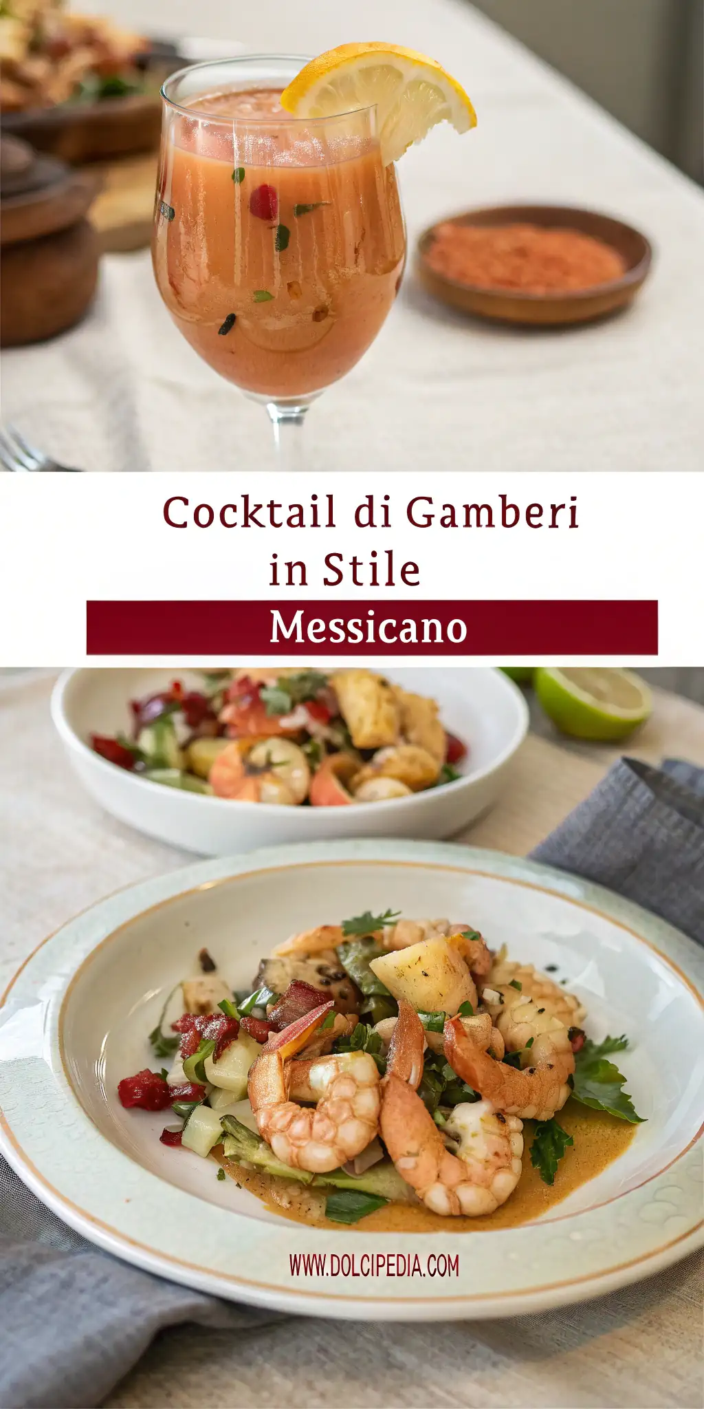 Pinterest image 1 for Cocktail di Gamberi in Stile Messicano