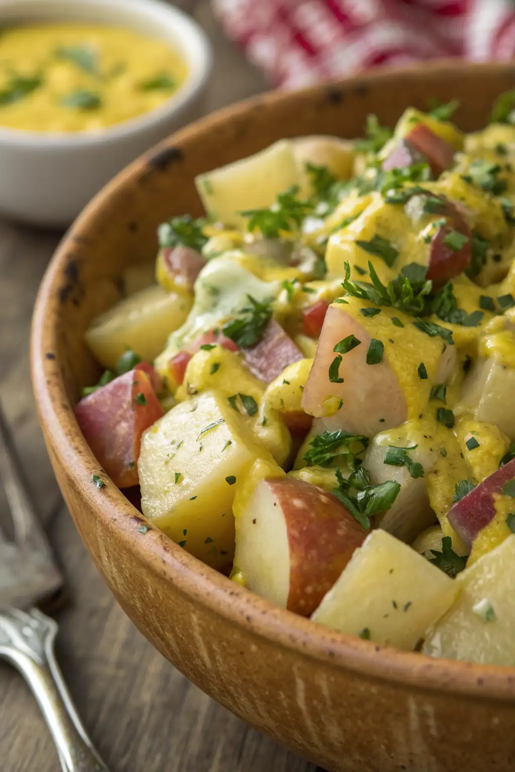 A delicious plate of Insalata di Patate e Senape