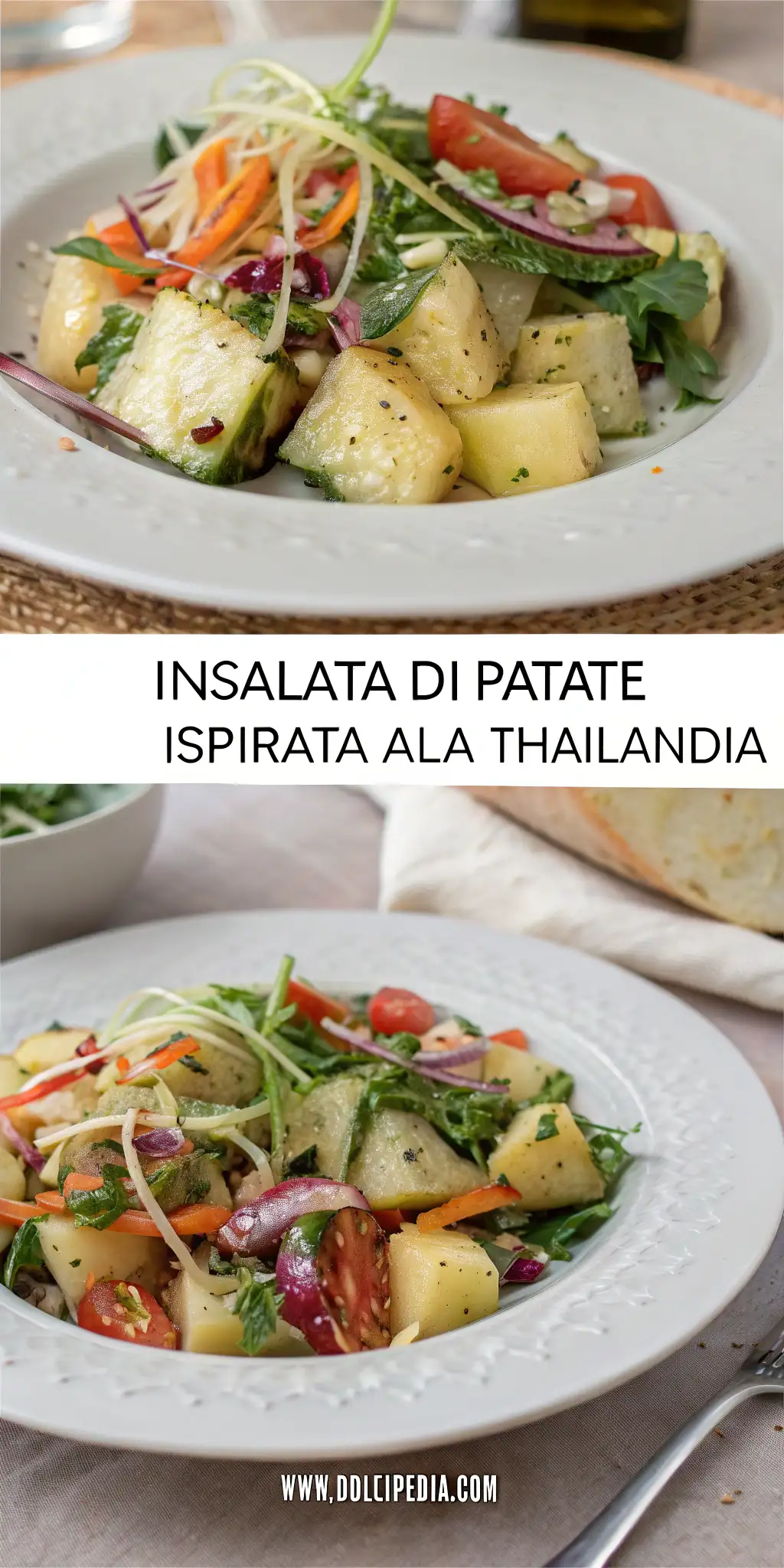 Pinterest image 1 for Insalata di Patate Ispirata alla Thailandia