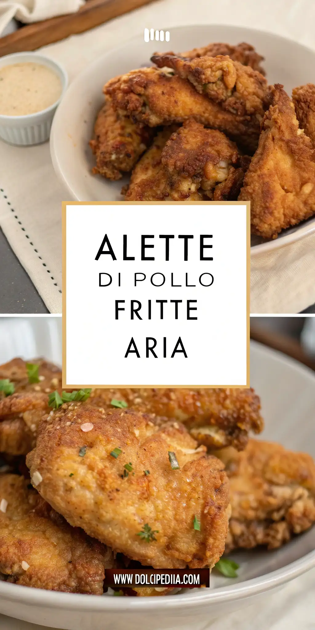Pinterest image 2 for Alette di Pollo Fritte ad Aria