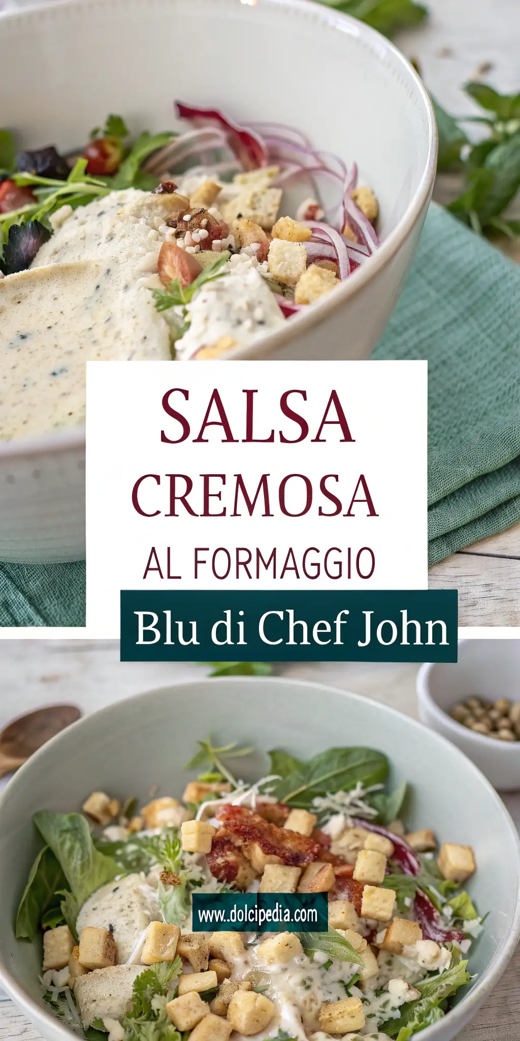 Pinterest image 2 for Salsa Cremosa al Formaggio Blu di Chef John