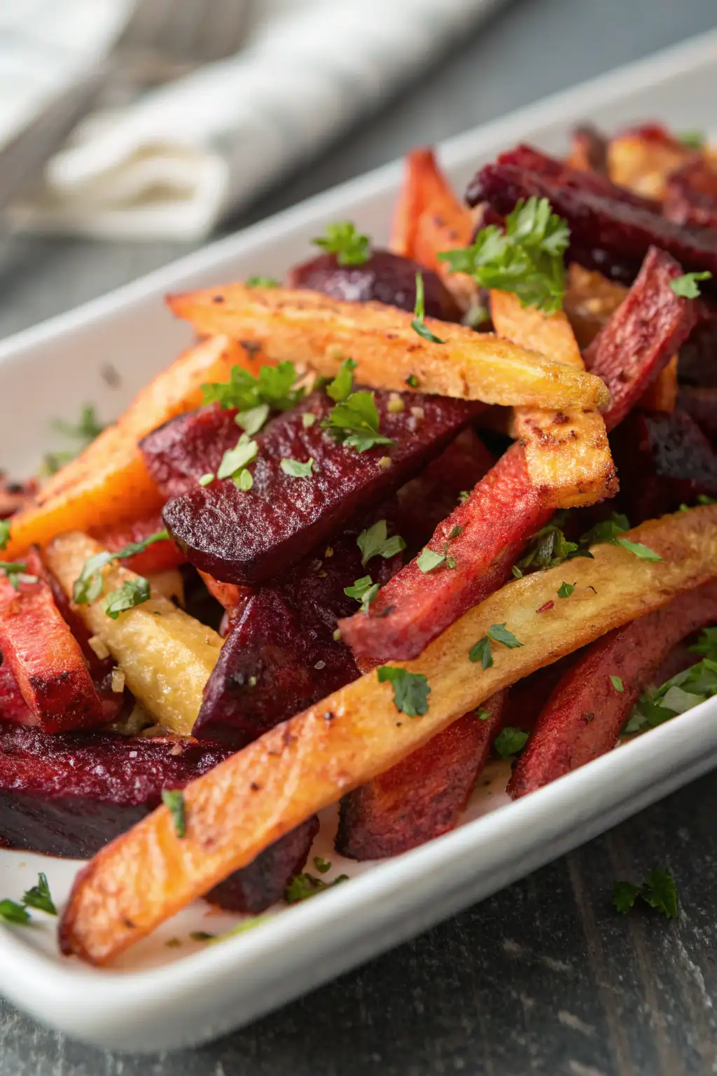 A delicious plate of Barbabietole Fritte ad Aria