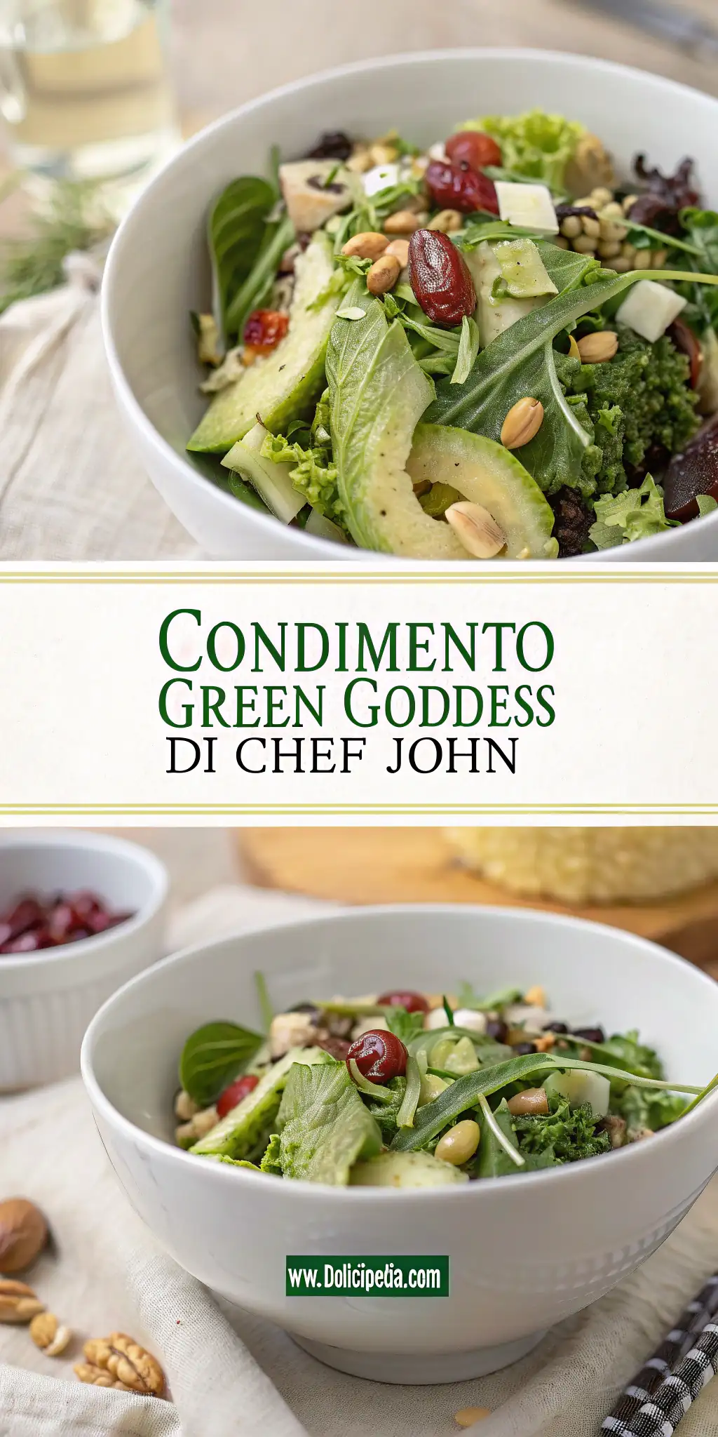 Pinterest image 2 for Condimento Green Goddess di Chef John