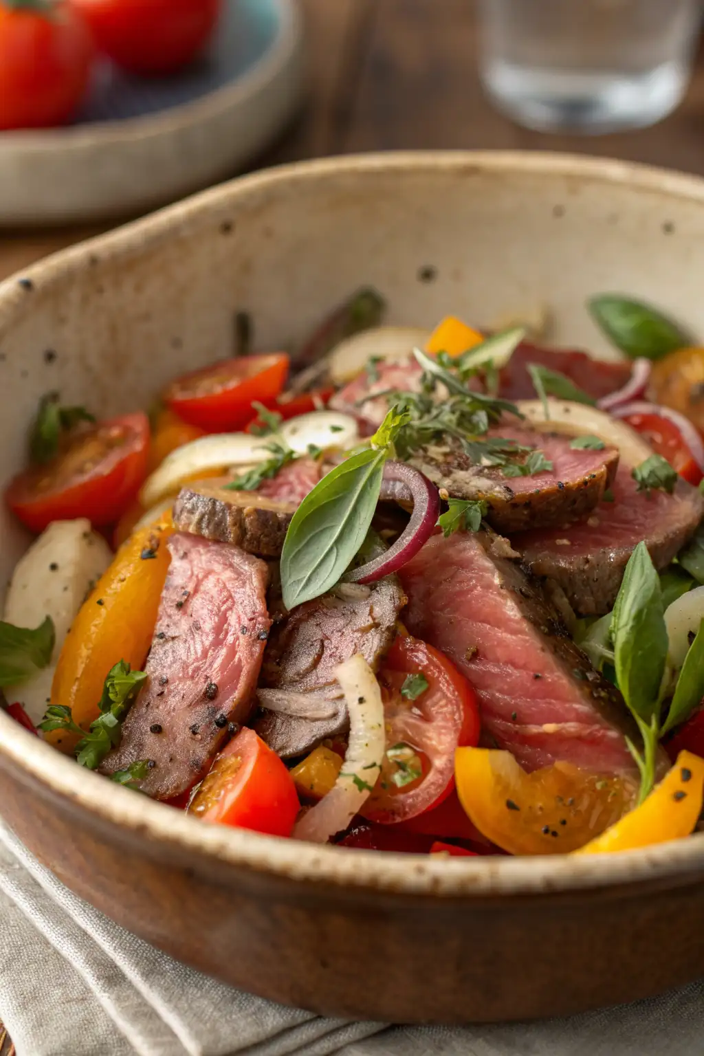A delicious plate of Insalata di Carne Estiva