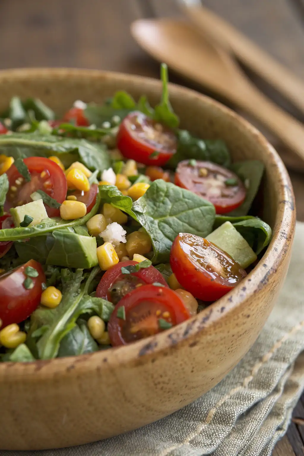A delicious plate of Insalata Sufferin' Succotash