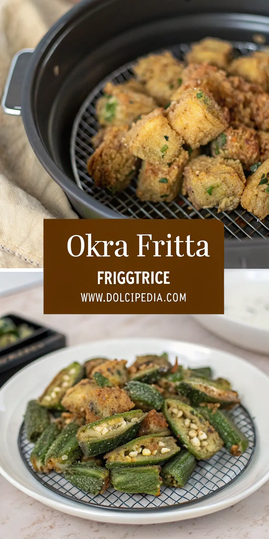 Pinterest image 2 for Okra Fritta in Friggitrice ad Aria