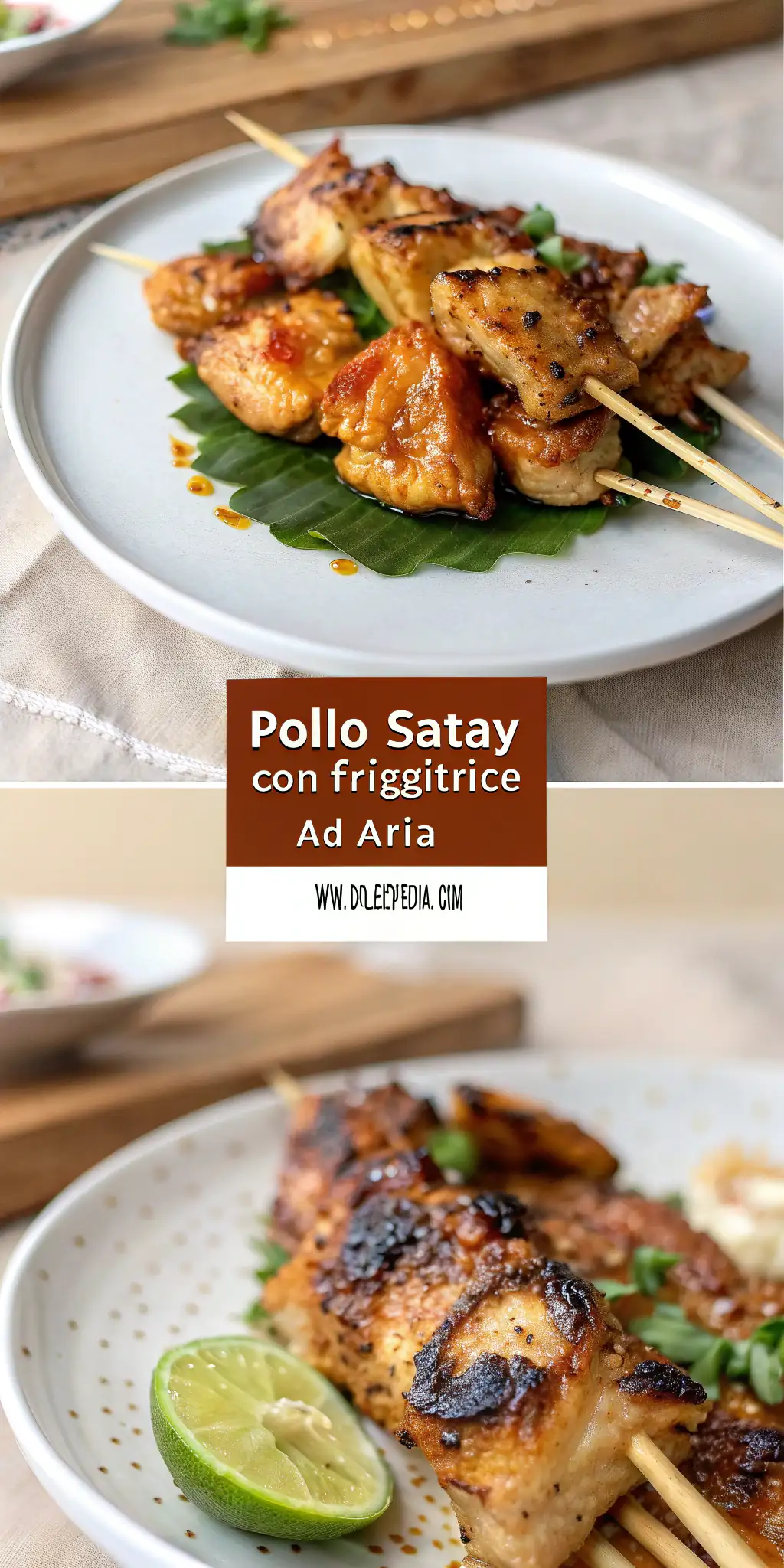 Pinterest image 2 for Pollo Satay con Friggitrice ad Aria