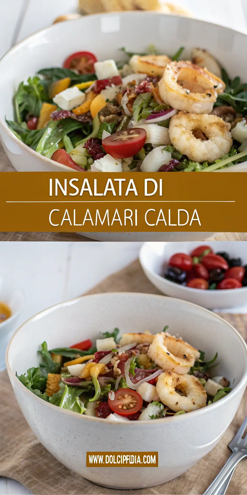 Pinterest image 2 for Insalata di Calamari Calda
