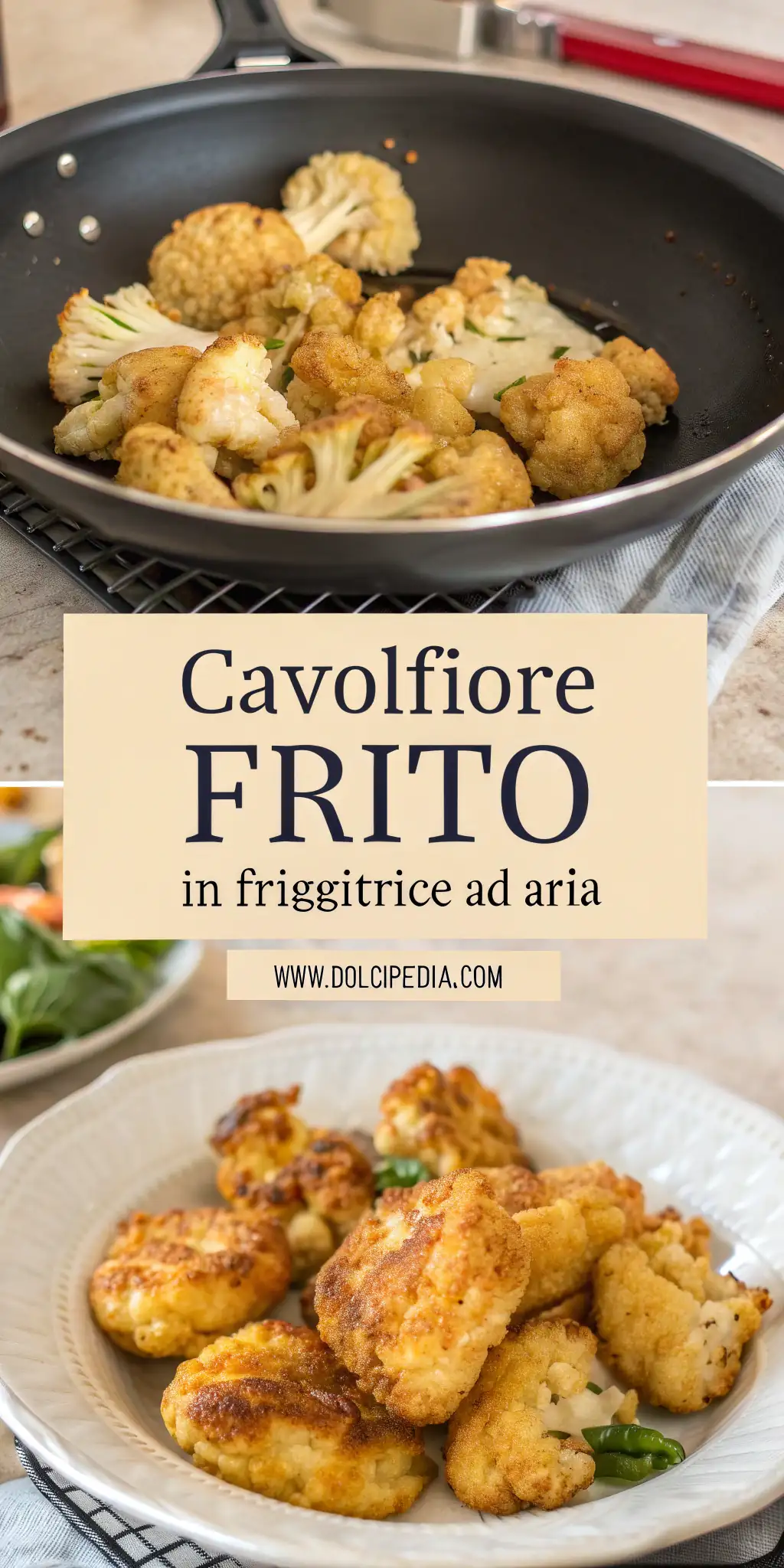 Pinterest image 2 for Cavolfiore Fritto in Friggitrice ad Aria